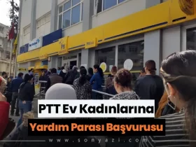 PTT Ev Hanımlarına Yardım Parası