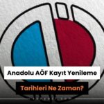 aof kayit yenileme